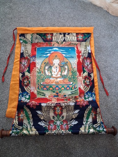 Genuine tibetan thangka - genuine, scroll