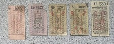 Vintage Bus Tickets
