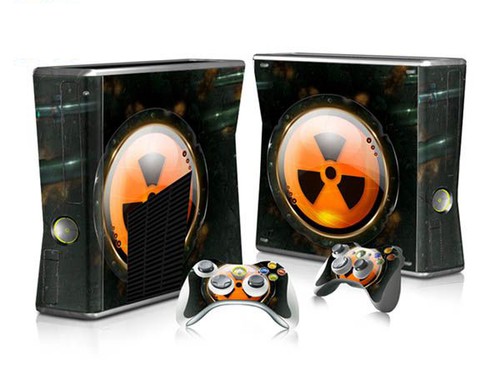 Xbox 360 slim skin design - xbox,
