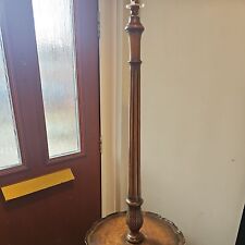 vintage wooden standard floor lamp