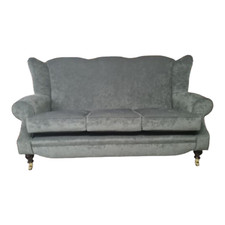 Wing Back Queen Anne 3 Seat