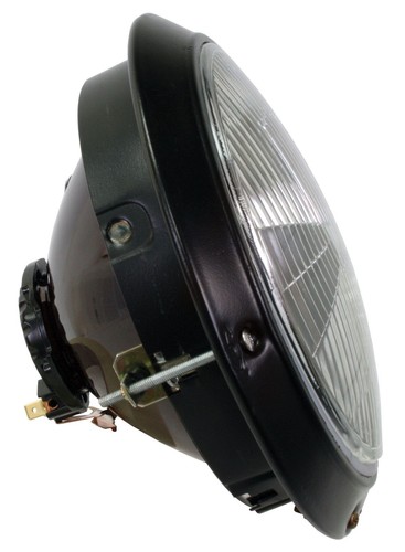 Headlight assembly black rim - w,