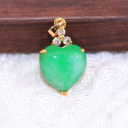 Pave natural green - green, jade