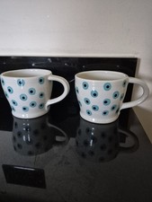 2 Joyye Blue Spotted Mug coffee cup