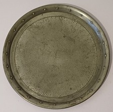 Vintage Pewter Drinks Tray