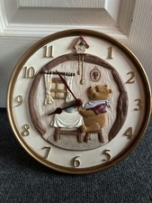 Disney Store Exclusive Winnie The Pooh Solid Ceramic Wall Clock