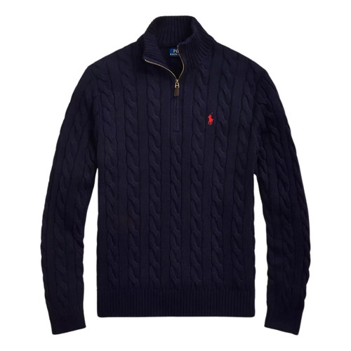 Mens cable knit half full - knit, half/full
