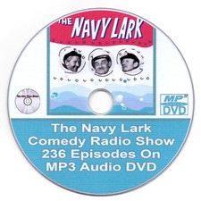 The Navy Lark Comedy Radio Show 236 Episodes On MP3 Audio DVD