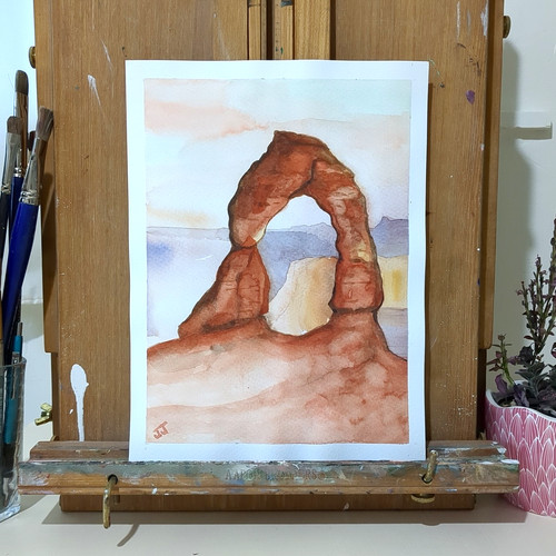 Original watercolor painting - original,