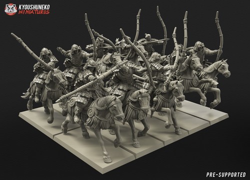 Japanese samurai bowmen - japanese,