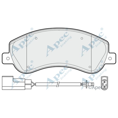 Brake pads set for - set, ford