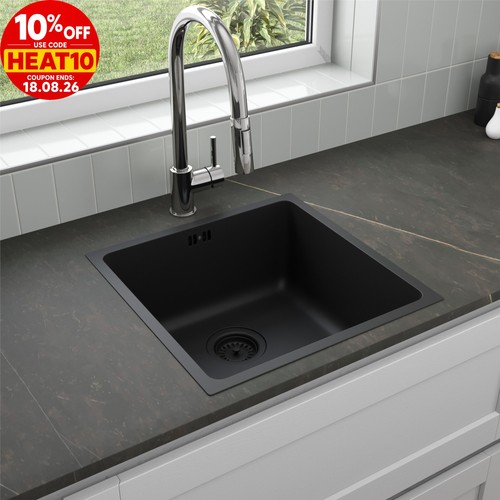 Grey inset kitchen sink - inset,