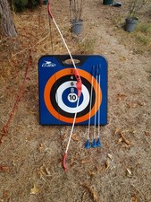 Outdoor Soft Archery Sett, With Board, 3 Arrows And A Bow.