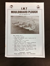 I.M.T MOULDBOARD PLOUGH