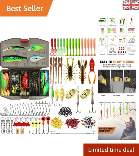 Complete 110 pieces fishing - complete, 110-pieces