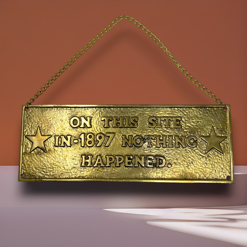 Vintage 1980 funny brass - vintage, 1980's
