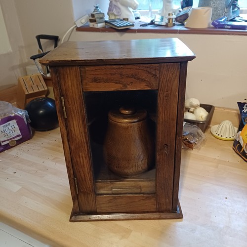 Antique wooden pipe cabinet - wooden,