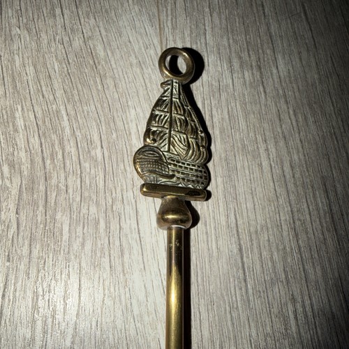 Large brass toasting - toasting, fork