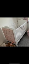 Beautiful Pink Cot Bed with