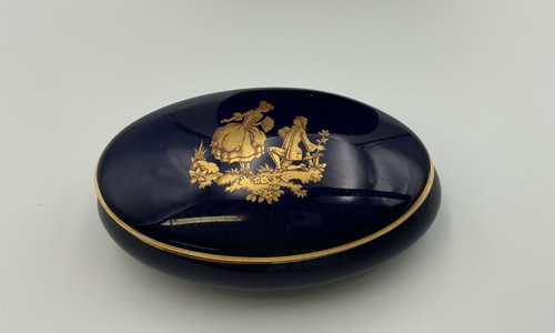 Limoges france cobalt blue - cobalt, 24k