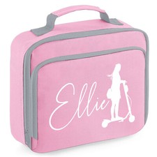 Scooter Rider Girls Lunch Bag