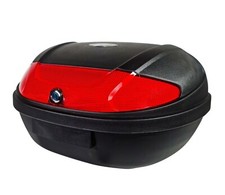 52L 2 Helmet Motorcycle Top Back Box Luggage Storage Motorbike Moped Universal