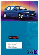 Peugeot 306 DTurbo S Limited Edition 1995-1996 UK Market Sales Brochure