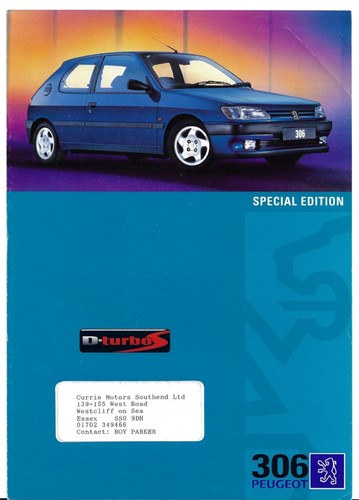 Peugeot 306 dturbo limited - peugeot,