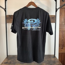 Mens Vintage Piko Longboard Wear Skater T Shirt Fits Medium Black Single Stitch 