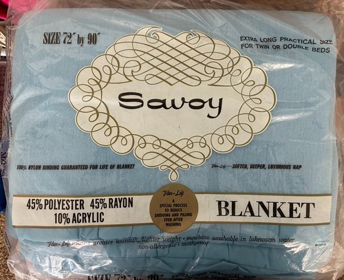 Vintage savoy blanket - vintage,