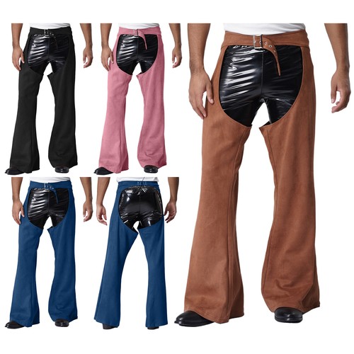 Men faux suede motorcycle - faux,