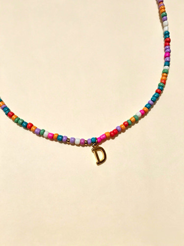 Multicolour glass beaded - multicolour,