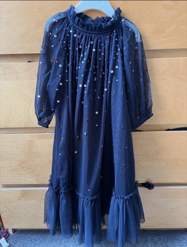 George girls navy sequin - navy,