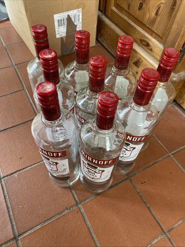 Empty smirnoff vodka 1 - 9,