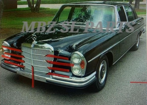 New w108 w109 grill molding - new,