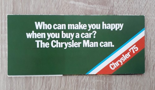Chrysler range brochure 1975 - range,