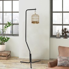 160cm Tall Metal Bird Parrot Cage Stand Hanger Budgie Cockatiel Outdoor Indoor