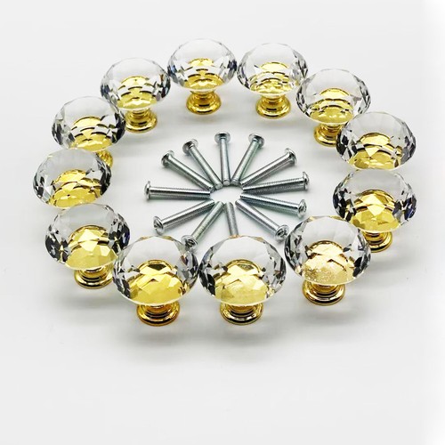 Size 40mm crystal knobs - size,