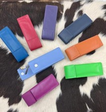 Real LEATHER SLIM GLASSES CASE