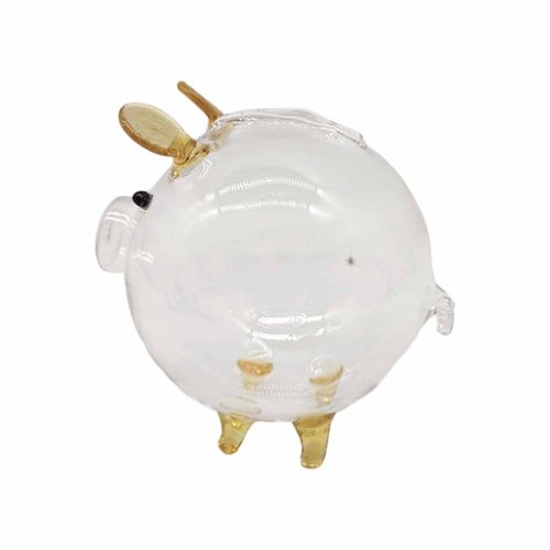 Glass pig piggy - piggy, ornament