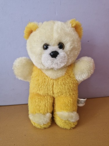 Vintage small yellow - yellow, teddy