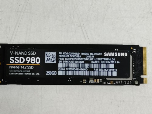 Samsung ssd 980 v8v250 250 - samsung,
