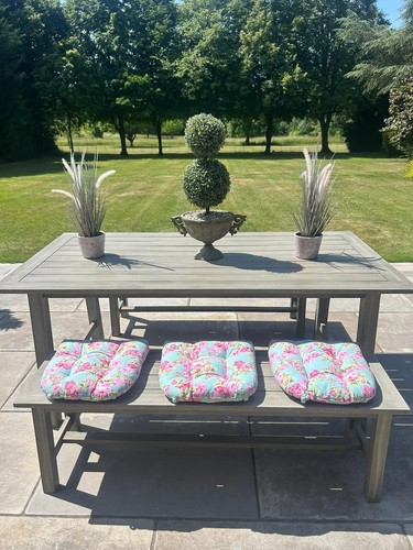 Sage green rose floral - sage, seat