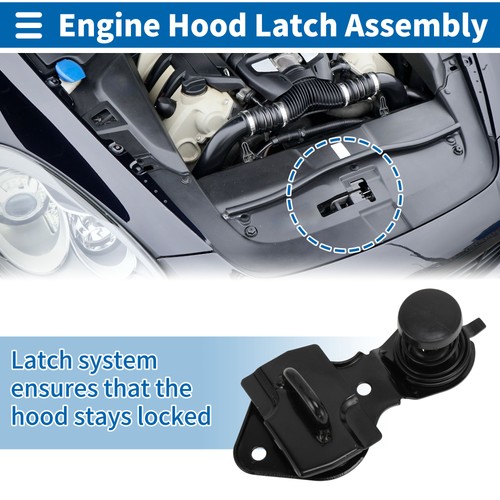 Hood latch assembly for - hood,