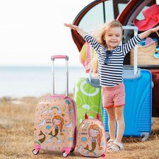 GAINOOM 2 Pcs Kids Luggage Set