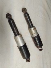 Pair of ORIGINAL Ducati 160 MONZA Motorcycle Rear Shock Absorbers. Serviceable