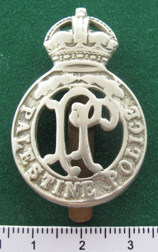 Palestine police cap - badge, kc