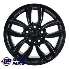 Mini Cooper One R60 R61 Black Wheel Alloy Rim 17" 7J 5-Star Double Spoke 124