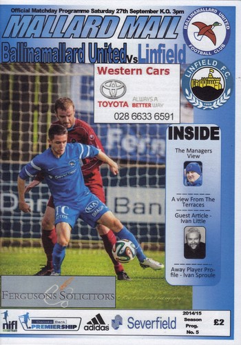 2014 ballinamallard utd v - 2014/15,