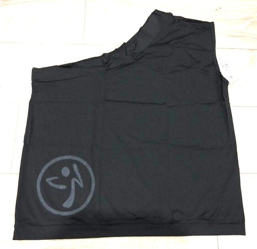Zumba sassy black one shoulder - one,